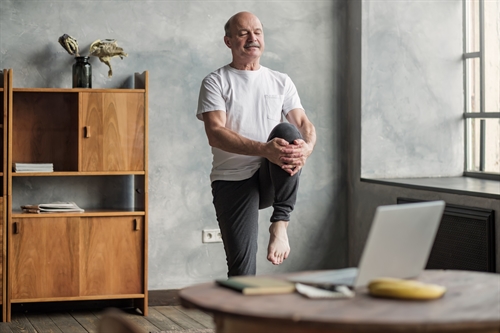 Keeping fit and active at home