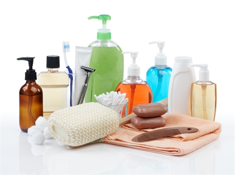 Generic toiletries. 